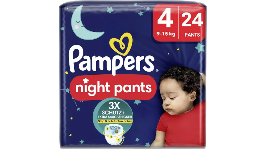 Pampers night pants Gr.4 9-15kg