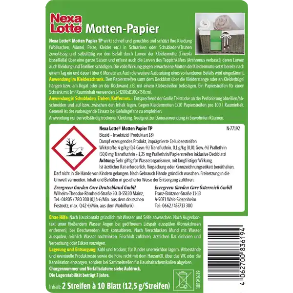 Motten-Papier