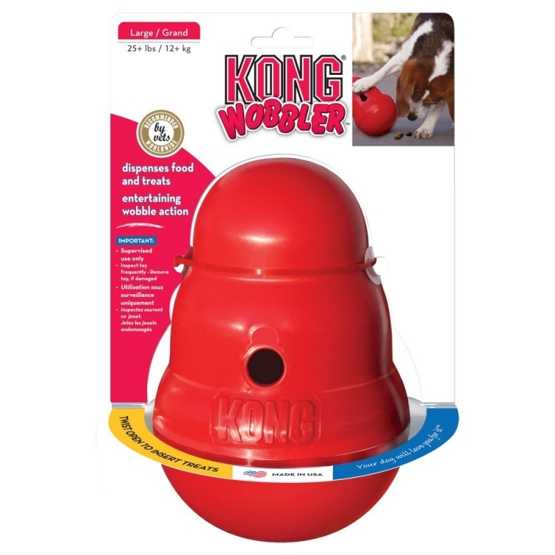 KONG Intelligenzspielzeug KONG Wobbler L