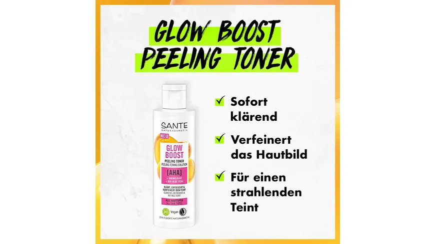 SANTE Glow Boost Peeling Toner 125 ml