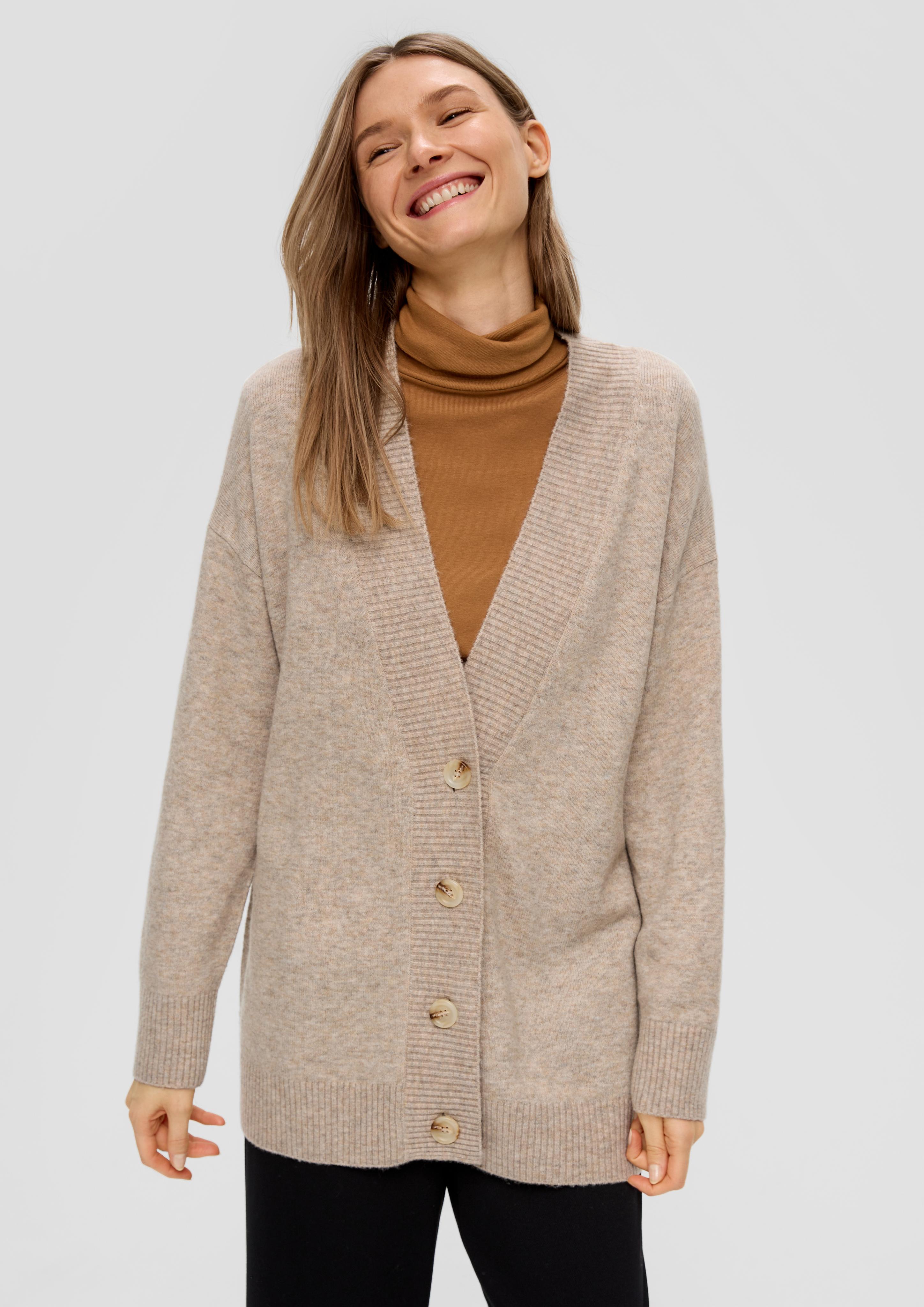 Long Cardigan aus Wollmix  2135246-82W2