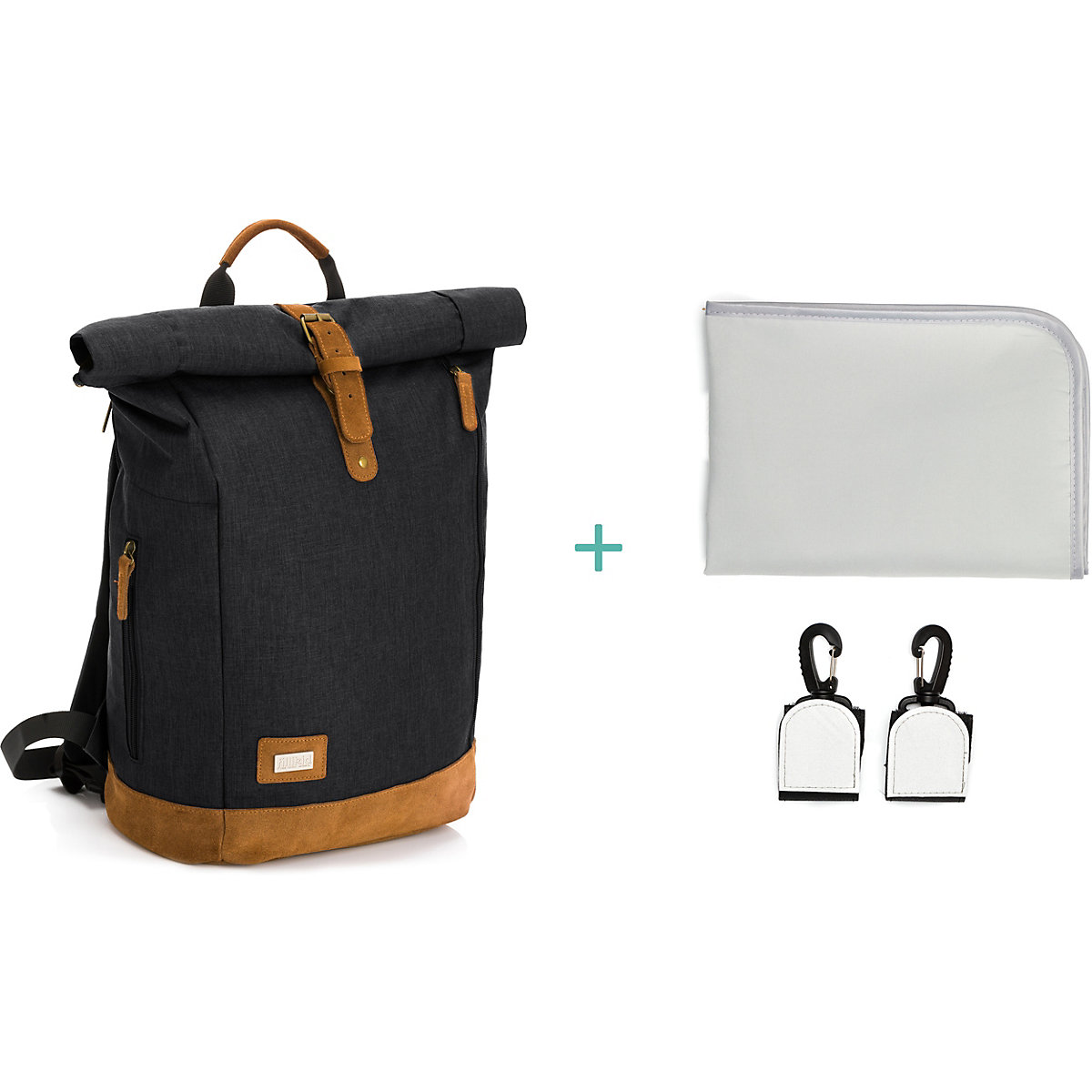 Wickelrucksack Berlin, schwarz