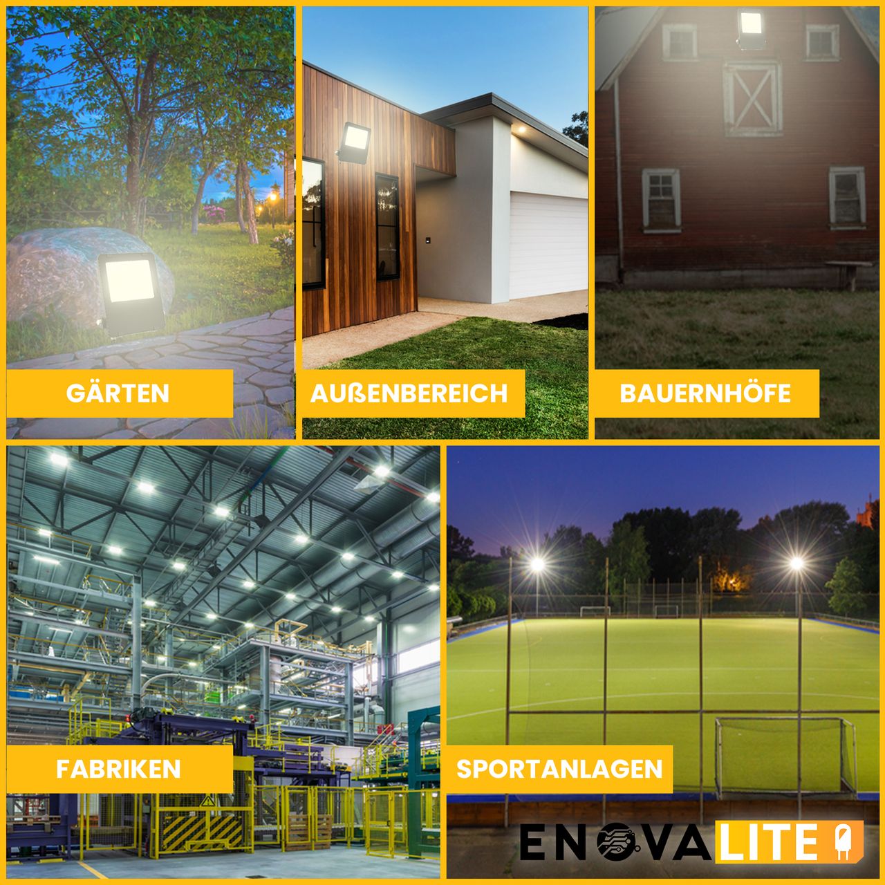 ENOVALITE LED-Fluter PRO, 150 W, 4000 K