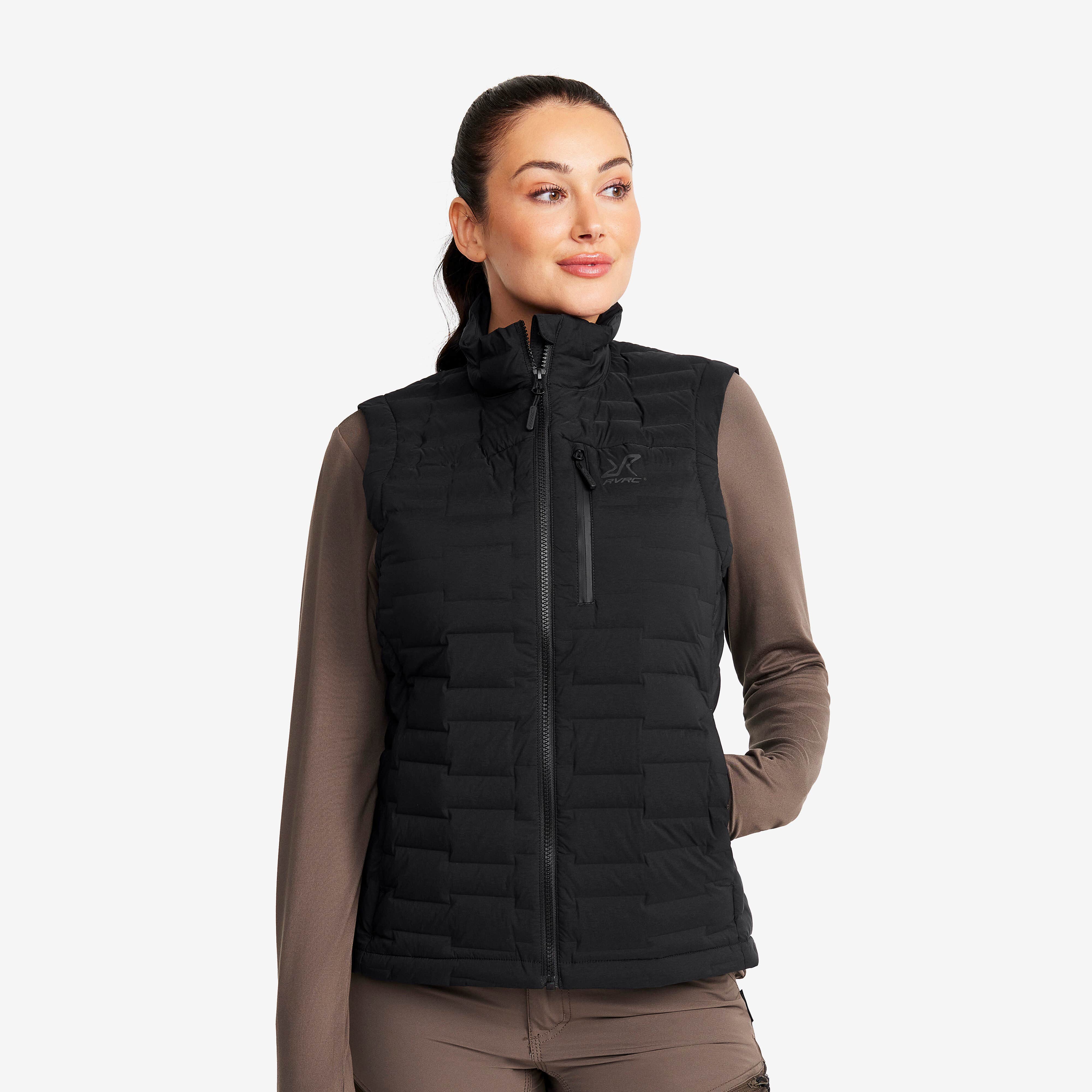 Flex Stretch Down Vest Femme Black