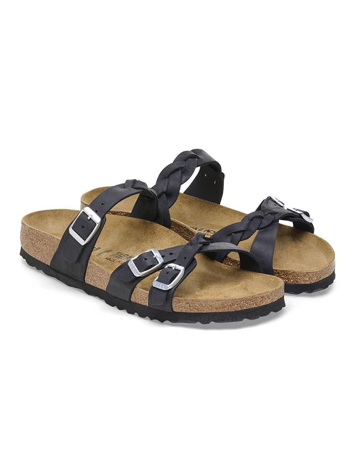 Birkenstock Leder-Pantoletten 