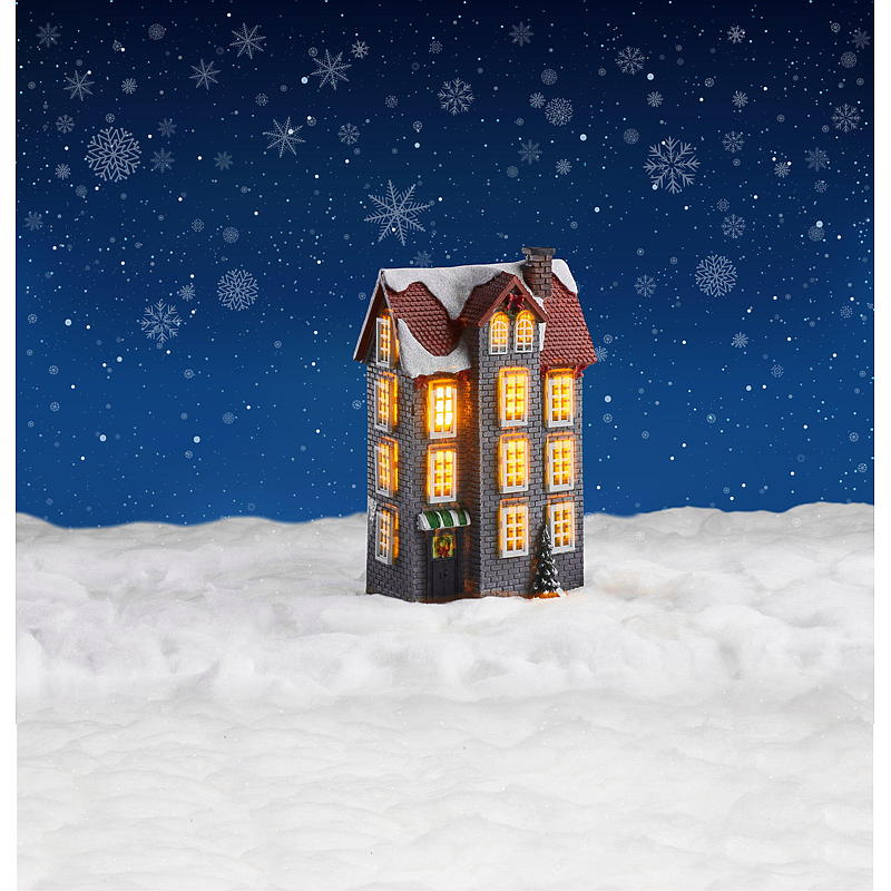 Home Dekorhus m/LED-lys