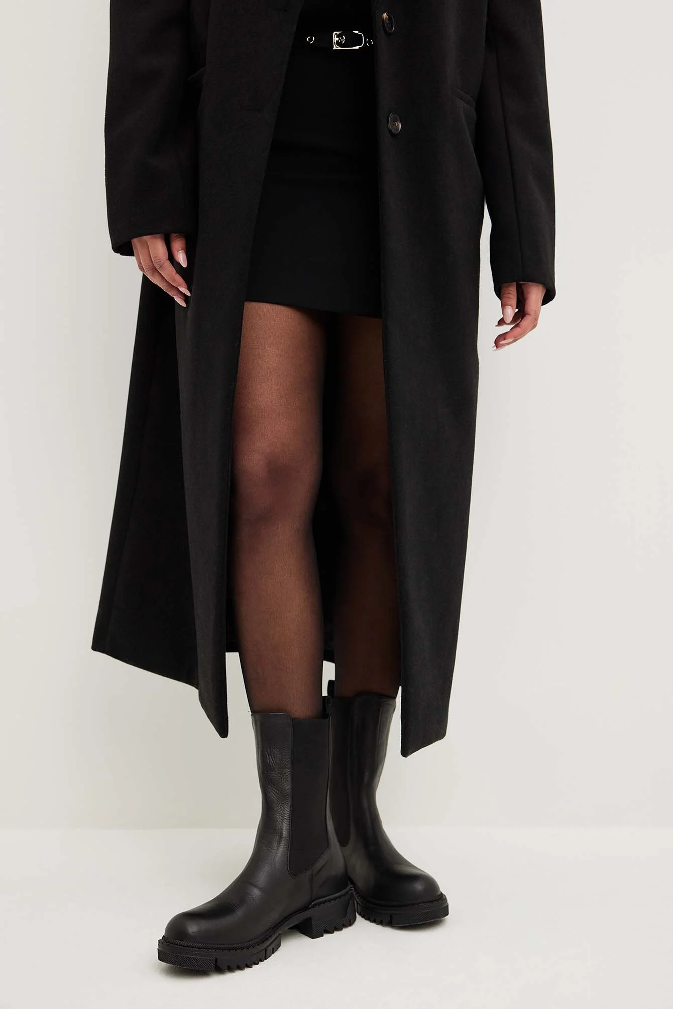 Leder-Stiefeletten