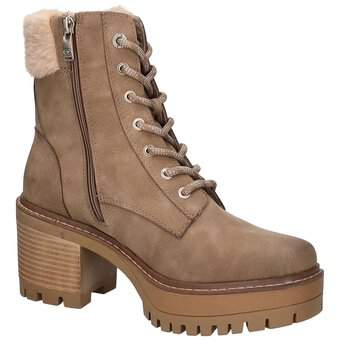Tom Tailor Schnür Boots in braun
