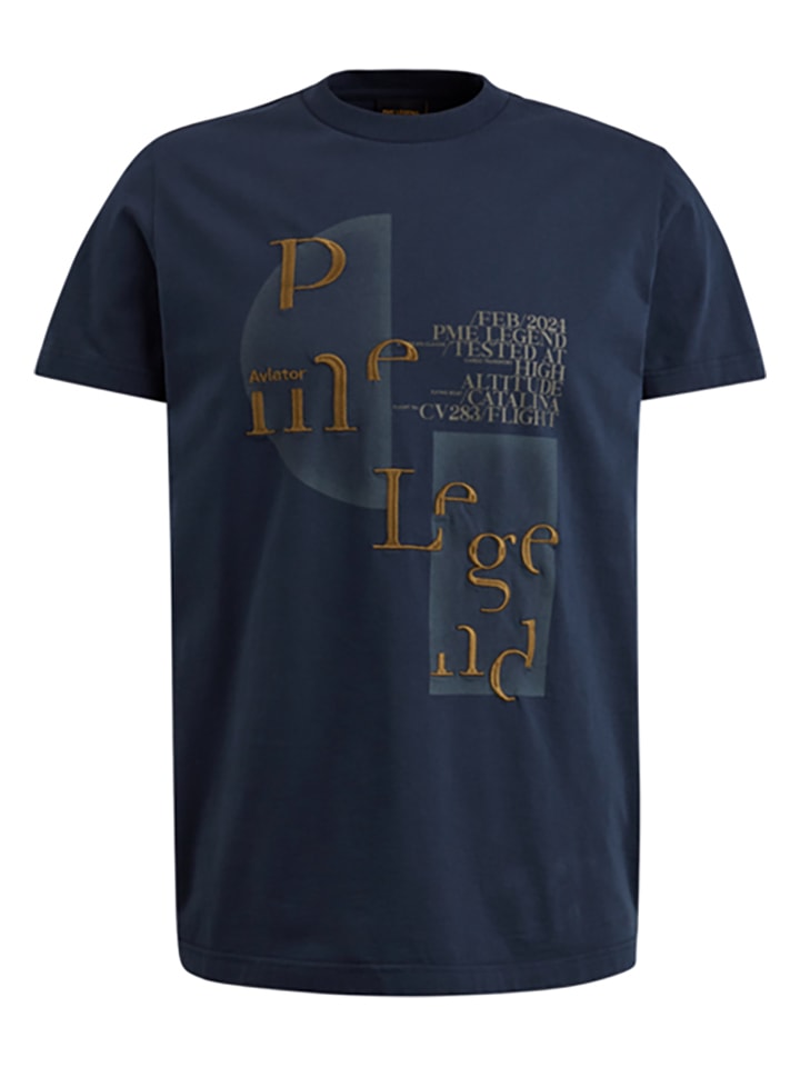 PME Legend Shirt in Dunkelblau günstig kaufen