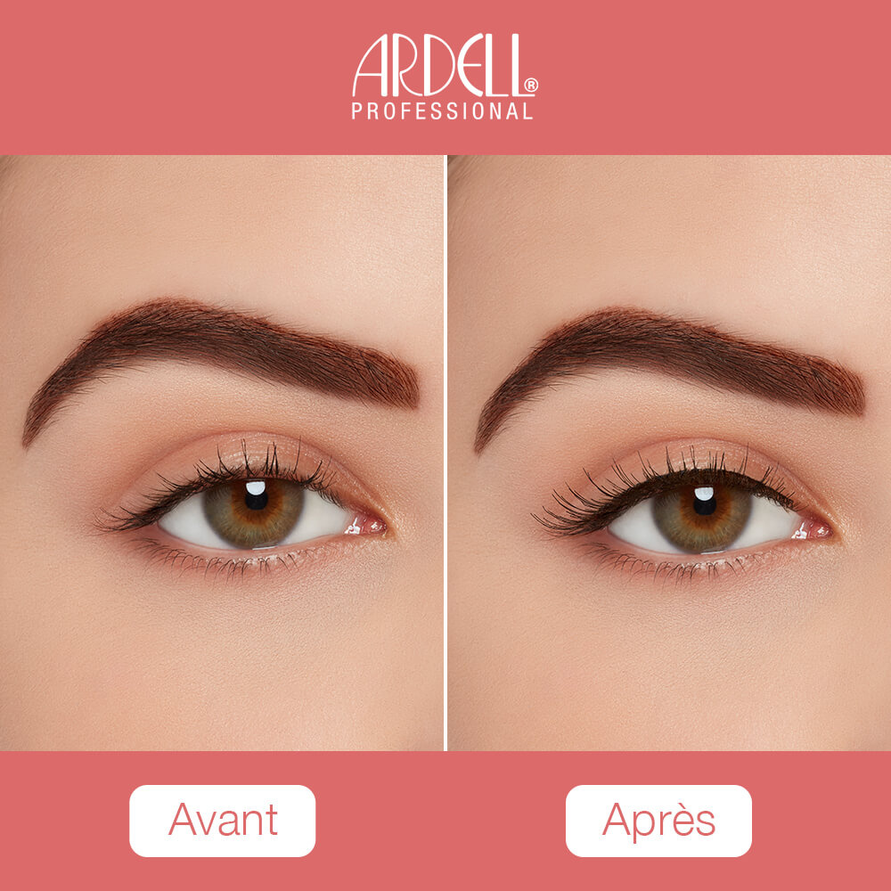 Ardell Faux-cils no. 110 avec colle Duo transparente de 1gr Faux-Cils franges en cheveux naturels, réutilisables avec colle incluse