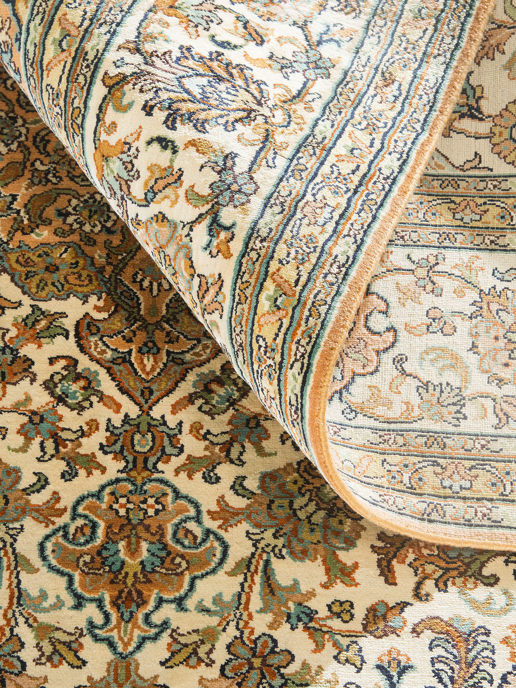 Kaschmir Seide 18/18 ca. 158 x 225 cm, Unikat / Einzelstück