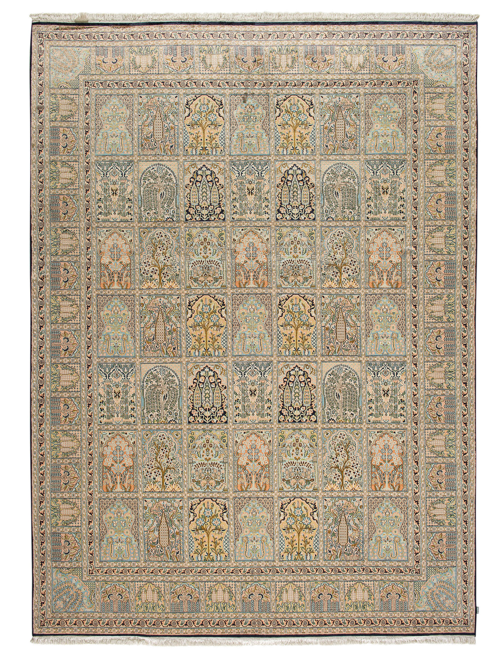 Kaschmir Seide 18/18 ca. 244 x 342 cm, Unikat / Einzelstück