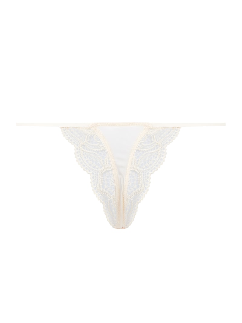 String aus Spitze in hellrosa