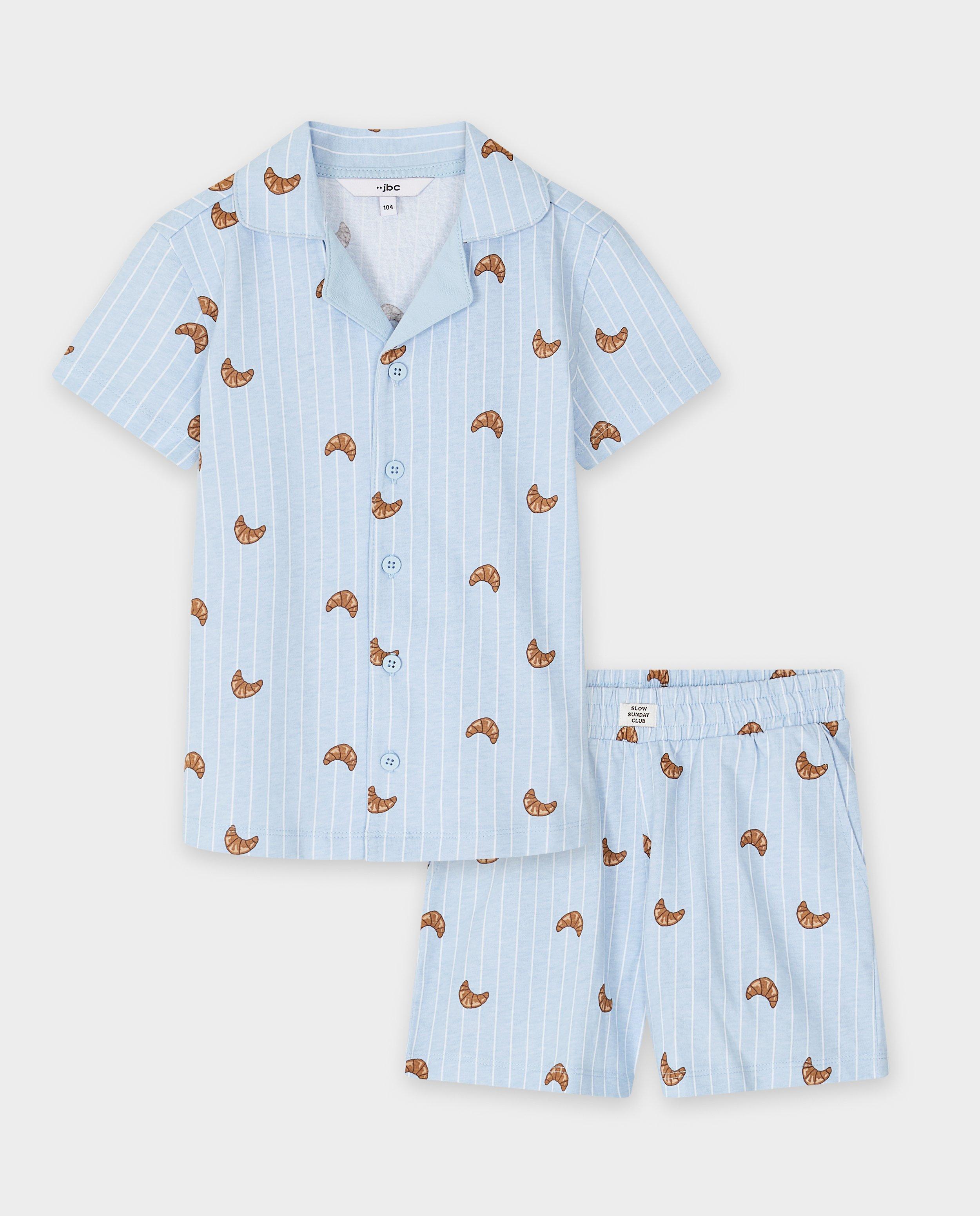 Familystories Biopamut pizsama, unisex, 92-128 világoskék