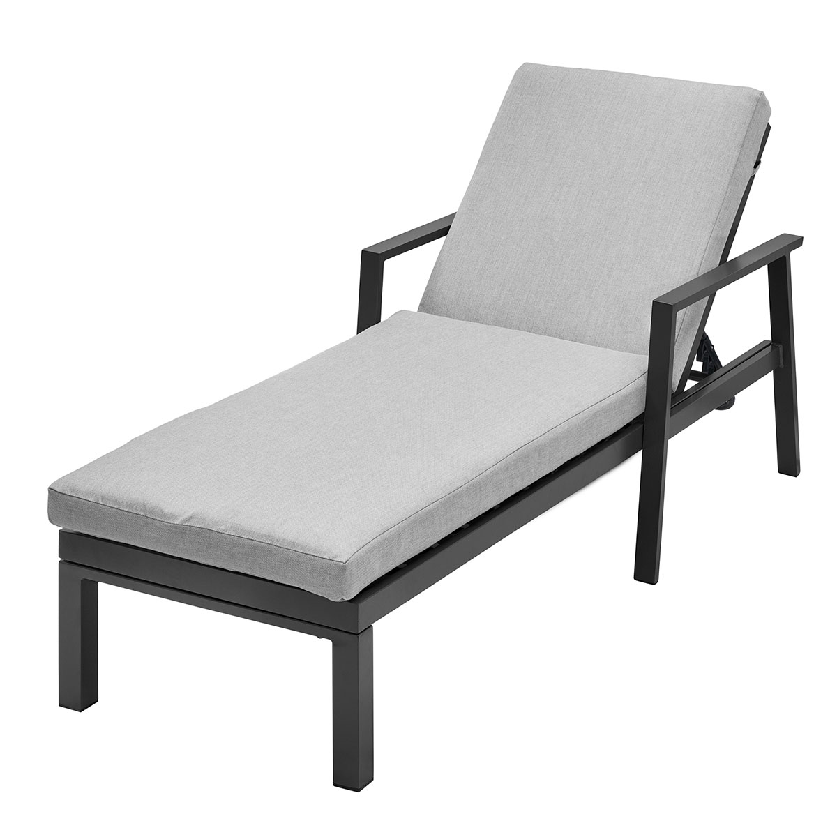 Weles Gartenfreude Aluminium Sonnenliege Ambience Grey/Dark Grey