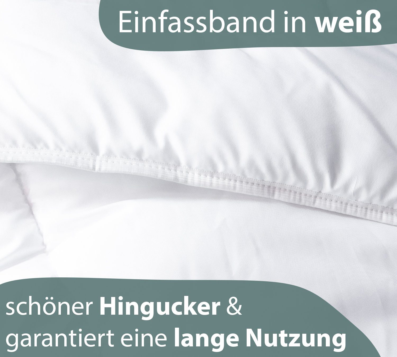Kinderbettdecke + Kopfkissen, LUCA PREMIUM, Alcube, Füllung: 100% Silikonfaser, Bezug: 100% Baumwolle, 4-Jahreszeiten Kinderbettenset 2-teilig Bettdecken Set für Jahreszeit