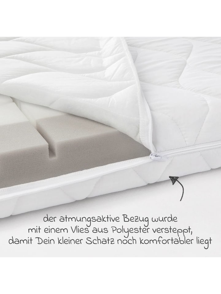 Julius Zöllner Babybett-Matratze Joy 70 x 140 cm in weiss günstig kaufen onesize