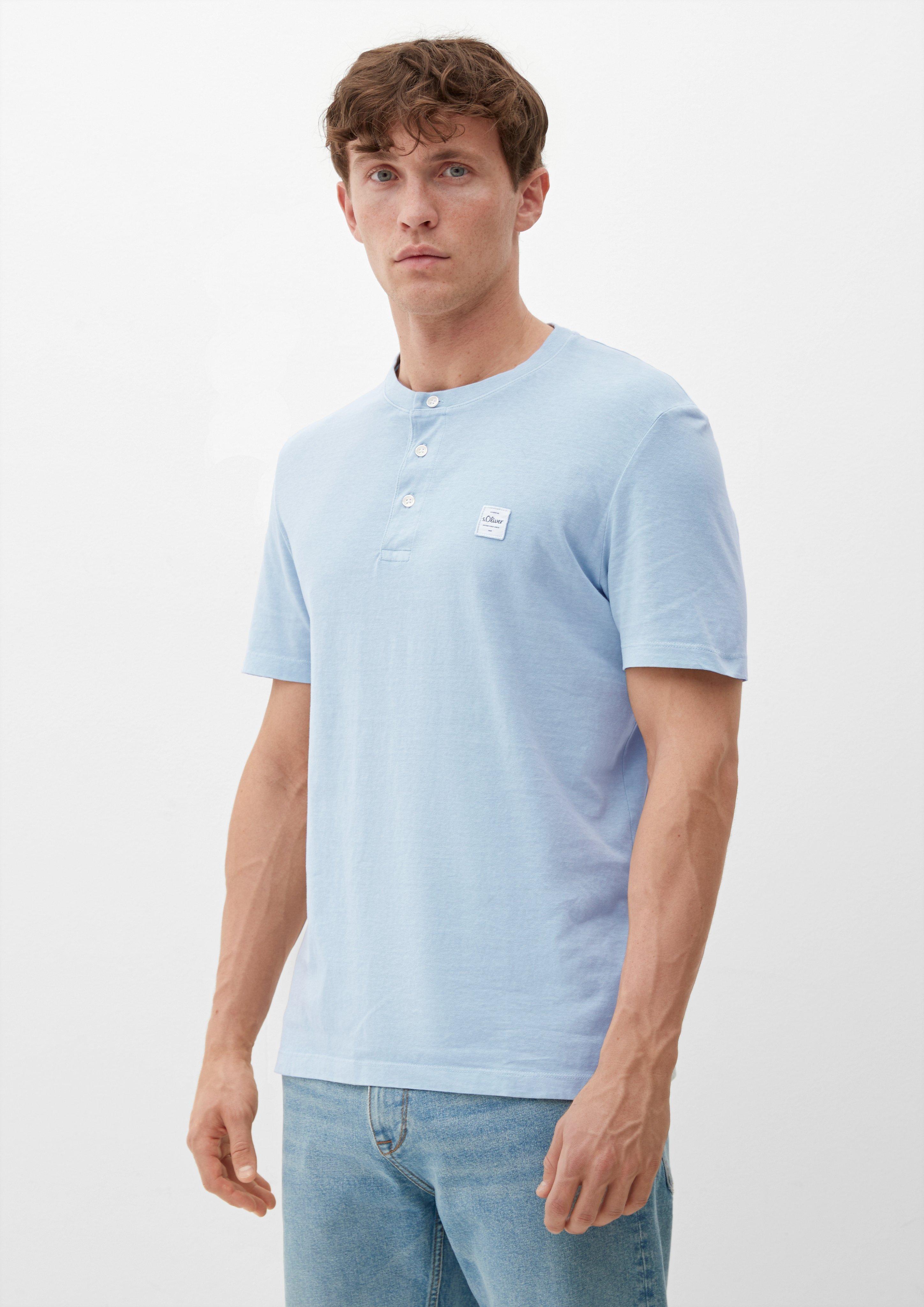 T-Shirt mit Henley-Ausschnitt  2133166-5092