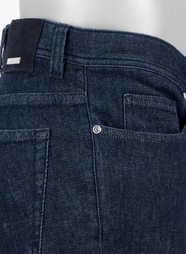 Alberto, Jeans Pipe, Regular Fit, Kaschmir-Baumwolle, navy