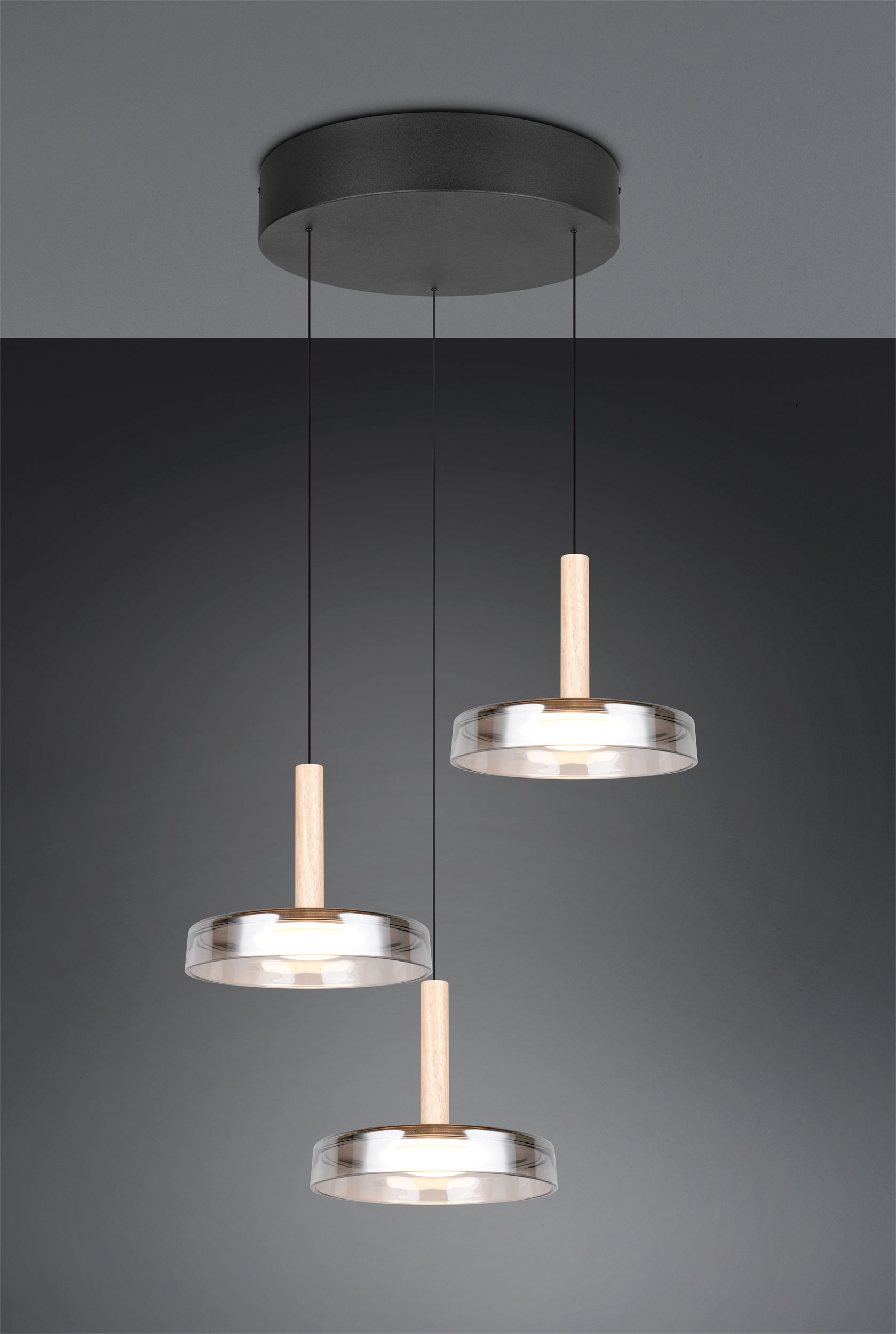 Trio LeuchtenLED-Pendelleuchte 3flg