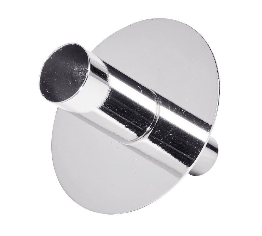 Candlestick - Weinflaschenaufsatz - Edelstahl versilbert