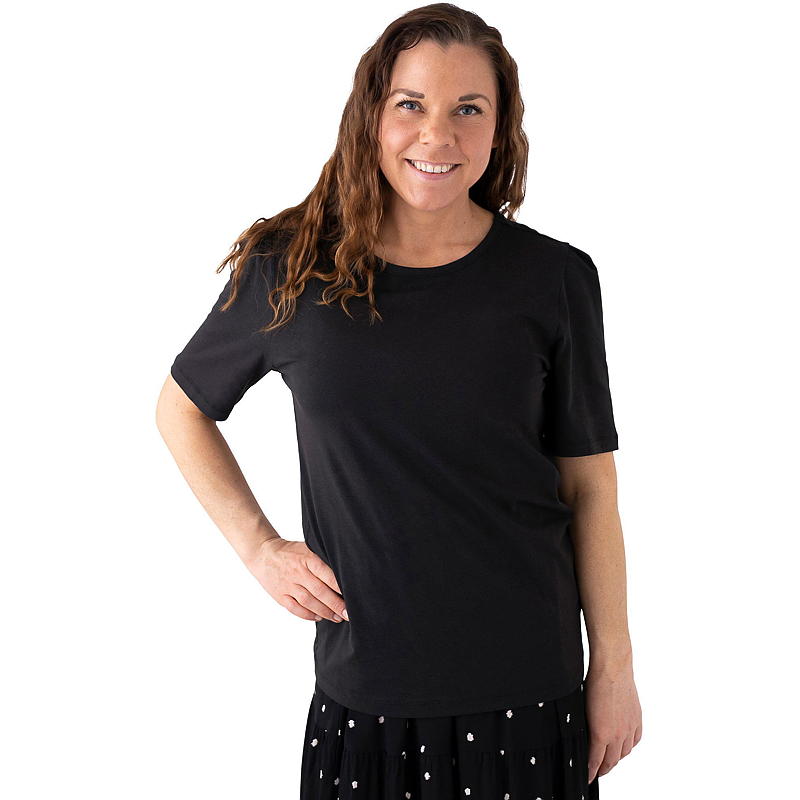 T-shirt str S-XXL sort Basic