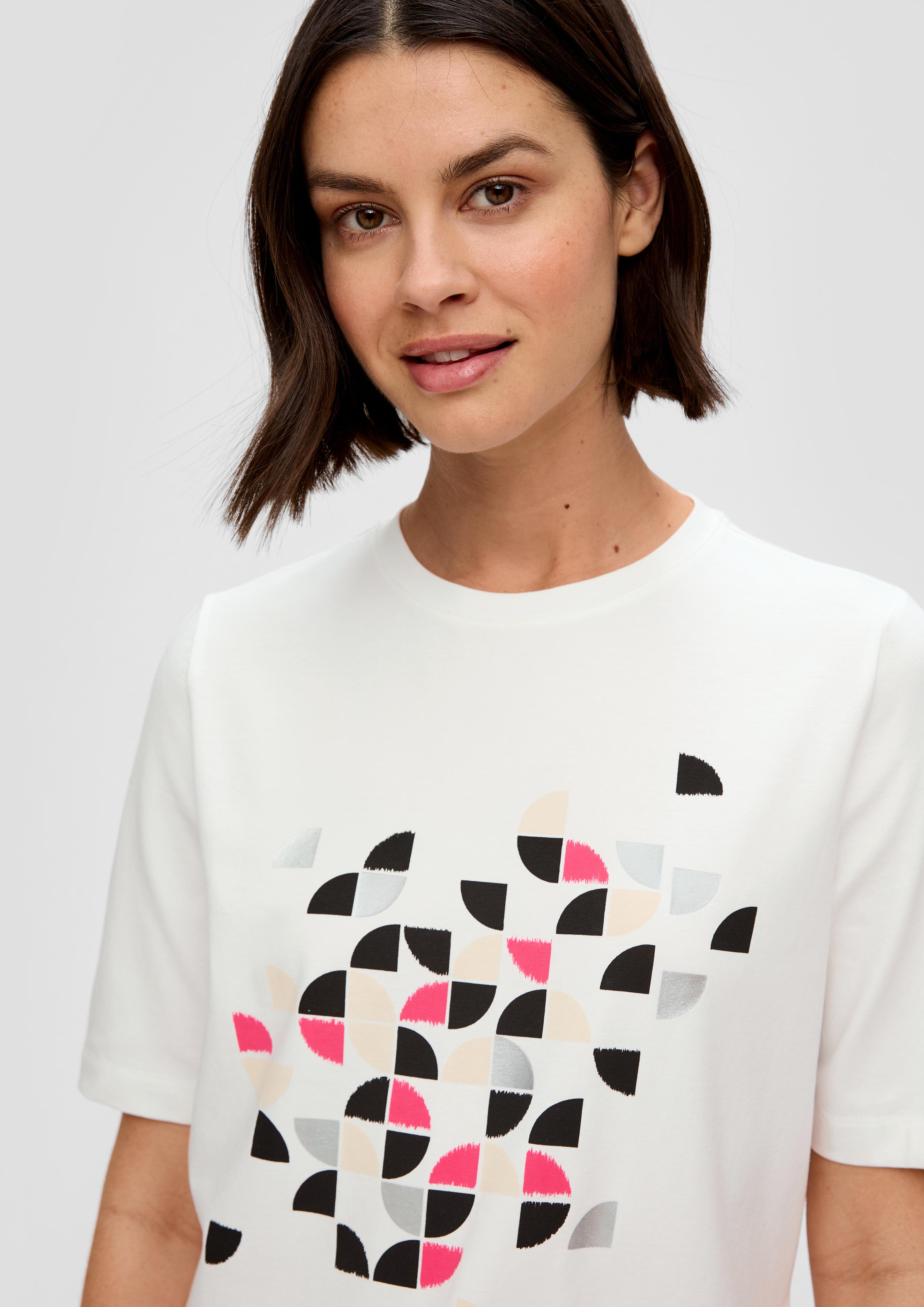 T-Shirt mit Frontprint  2151424-02D7