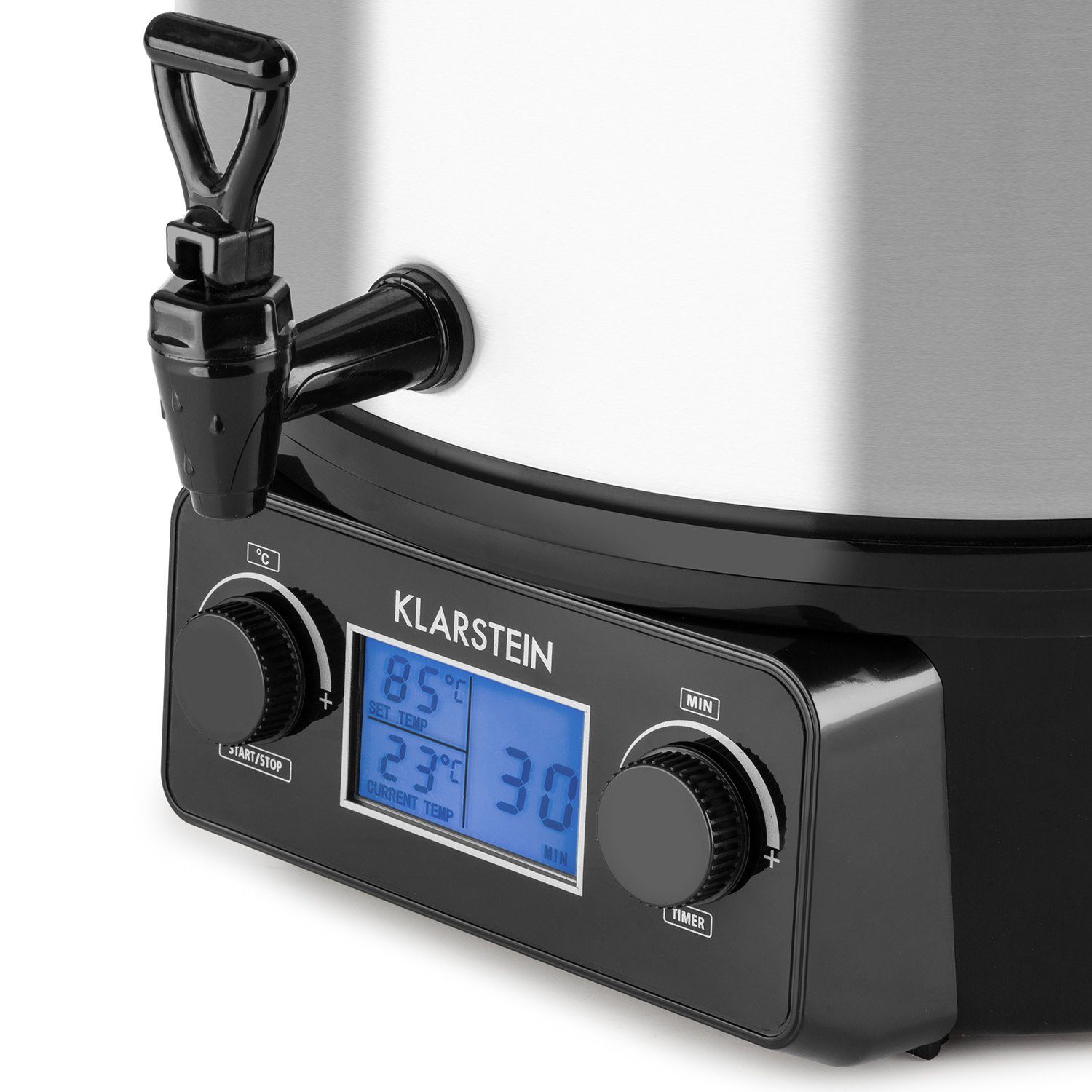 Klarstein Einkochautomat Biggie Digital Einkochvollautomat, 2000 W, Einkochen Einkochvollautomat Einkochtopf Digital