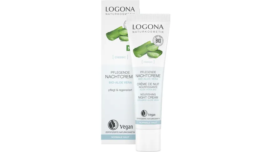 LOGONA CLASSIC Pflegende Nachtcreme Bio-Aloe Vera 30 ml