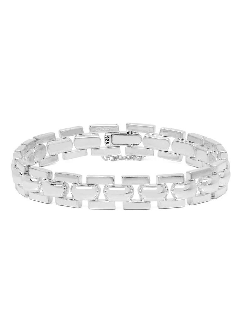 Buddha to Buddha  The Batul Mini schakelarmband van zilver