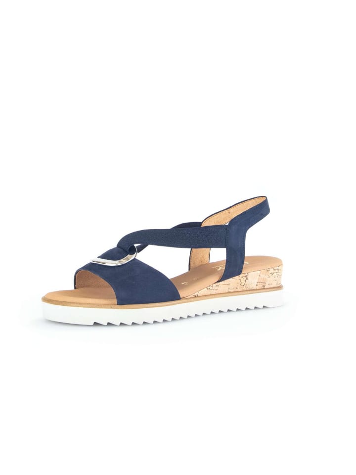 Gabor Comfort Keilsandaletten in blau günstig kaufen