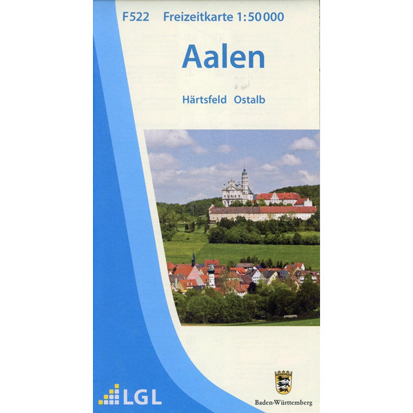 LGL BW 50 000 Freizeit Aalen. Härtsfeld. Heidenheimer Alb - Wanderkarte