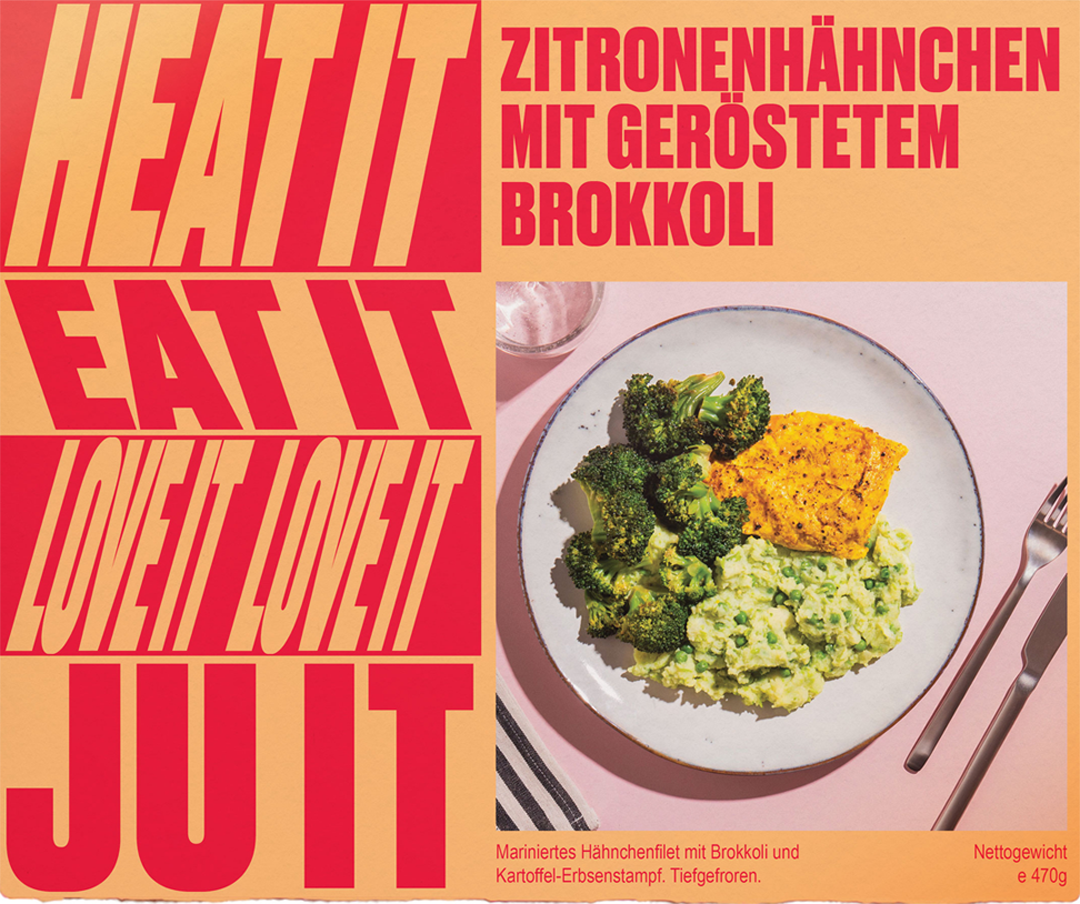Juit Zitronenhähnchen mit geröstetem Brokkoli