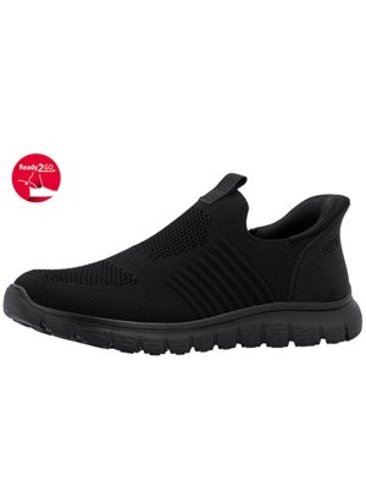 rieker Slipper  in Schwarz günstig kaufen