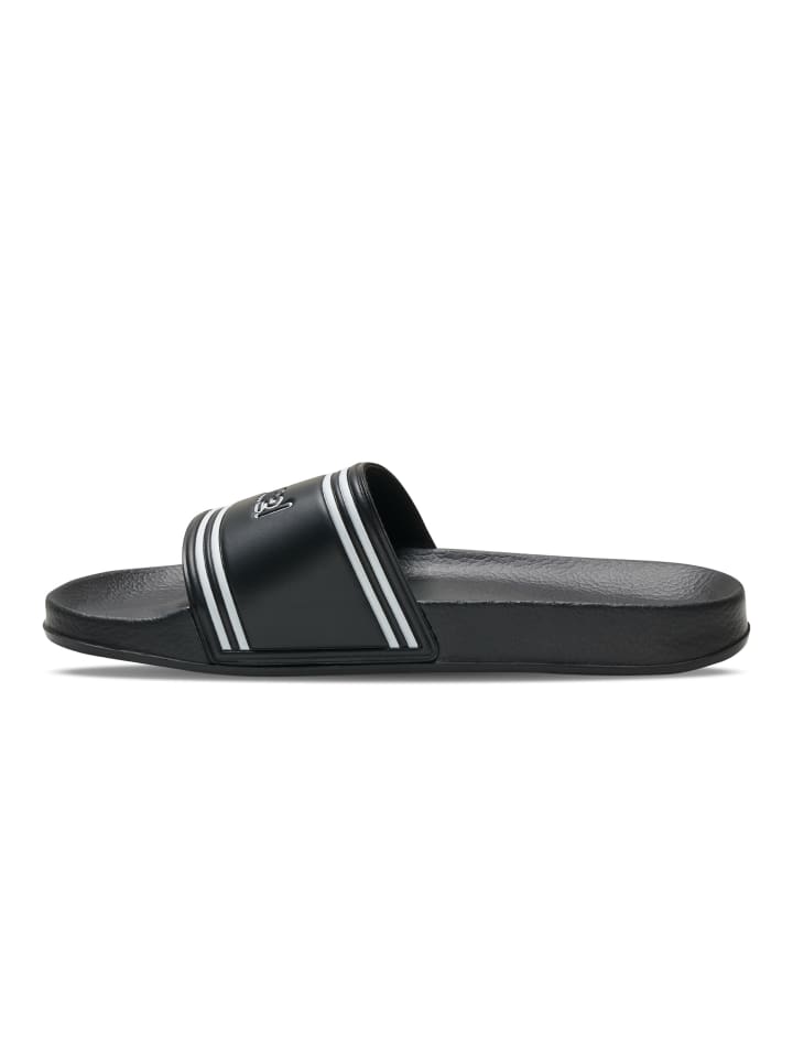 Hummel Hummel Badelatschen Pool Slide Erwachsene in BLACK/WHITE günstig kaufen 38