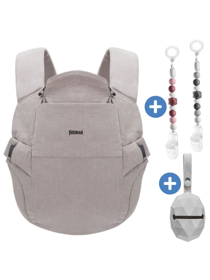 fillikid Babytrage Natural ab 3,5 -20 kg in grau günstig kaufen onesize