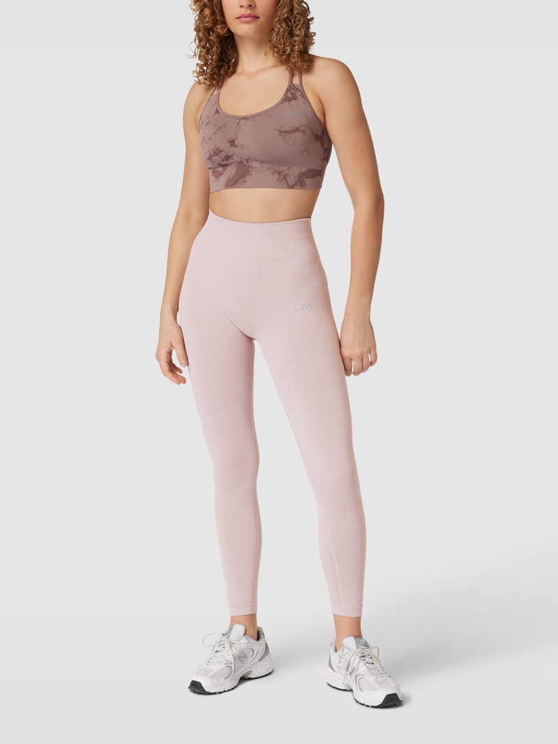 Leggings in Ripp-Optik Modell 'Ribbed Define Seamless' in mauve