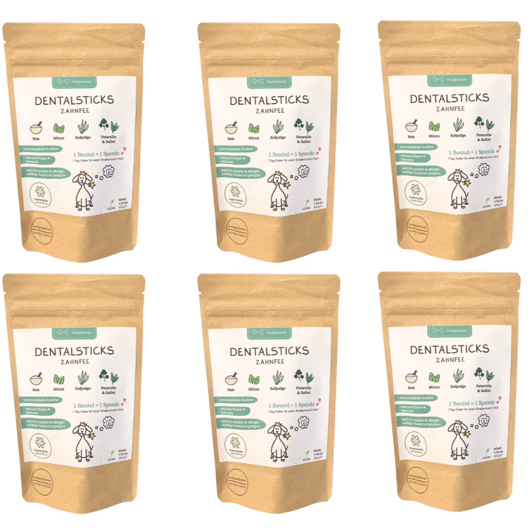 Hunderunde Snacks Hunderunde Zahnfee Dental Sticks – Frischer Atem & Zahnpflege 720 g