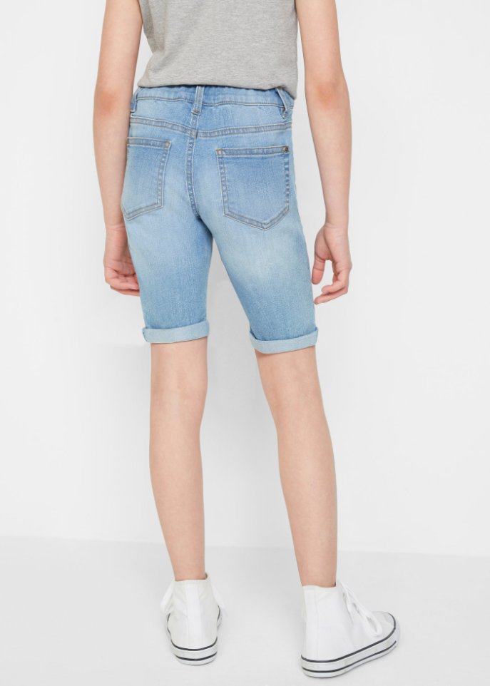 Mädchen Stretch-Jeans-Shorts
