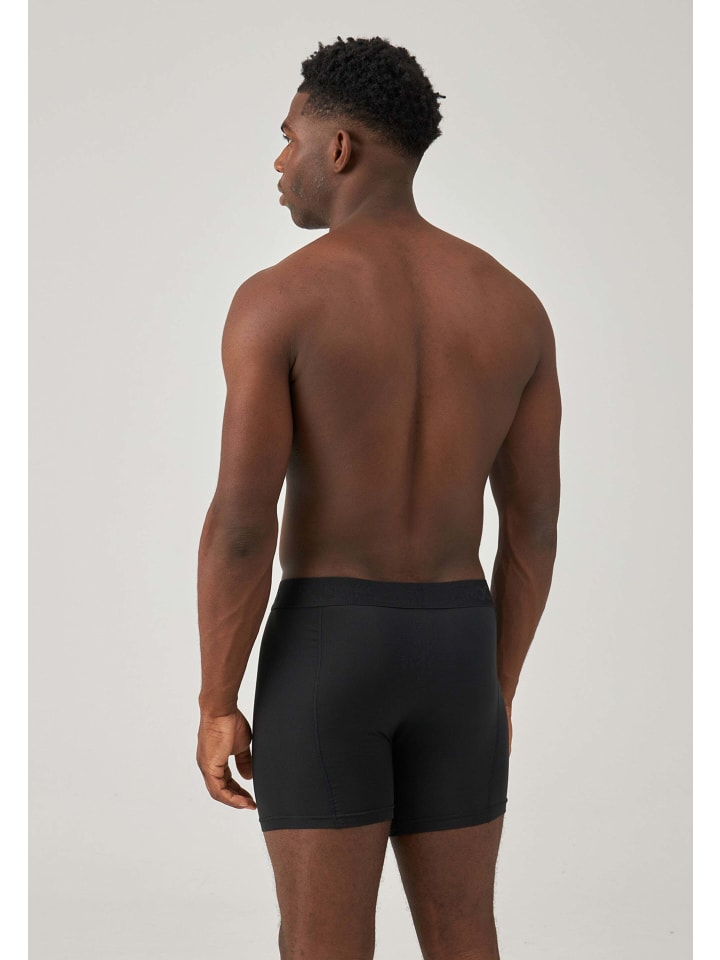 SNOCKS Performance Boxershorts 3 Stück in Schwarz günstig kaufen