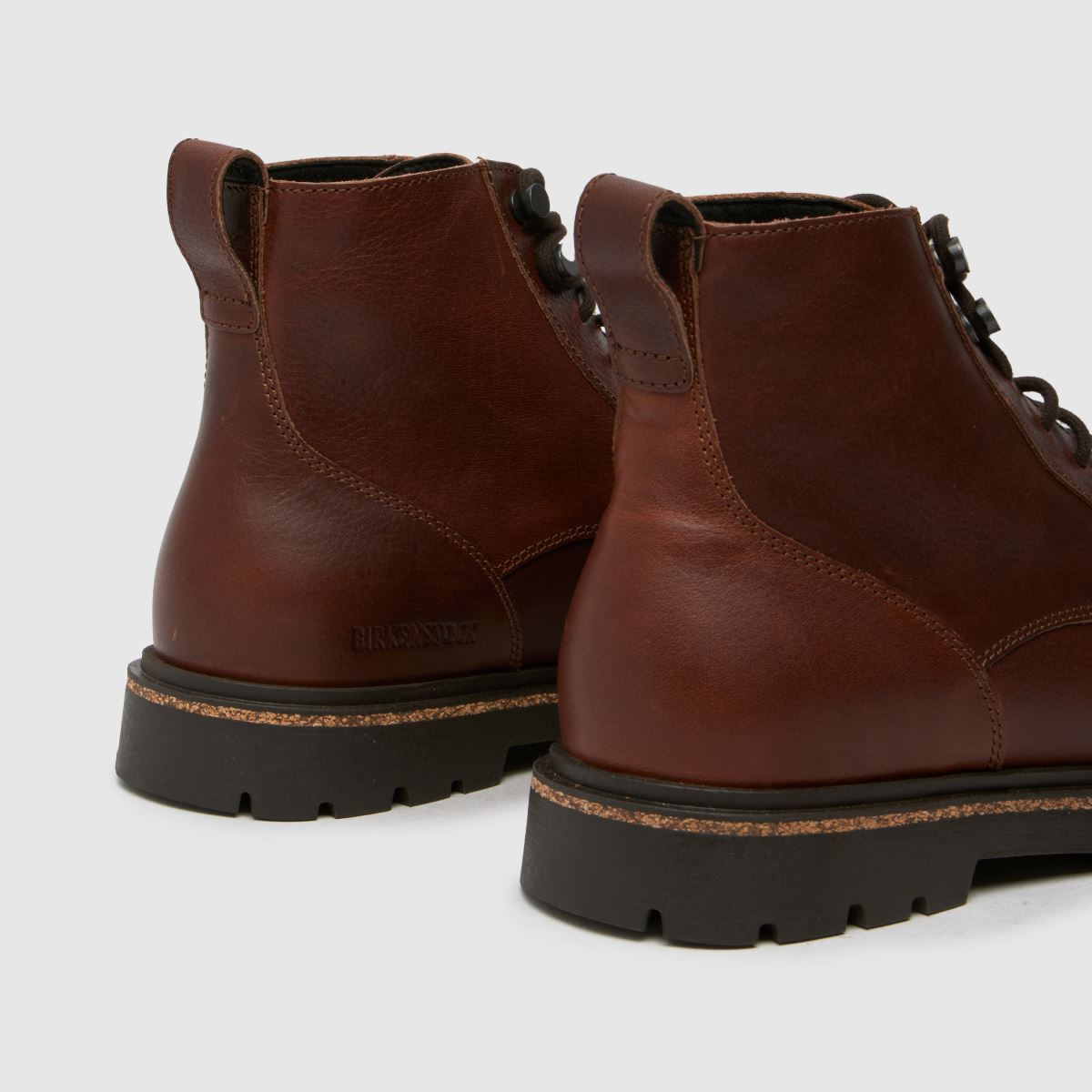 BIRKENSTOCK – Highwood – Mörkbruna snörstövlar
