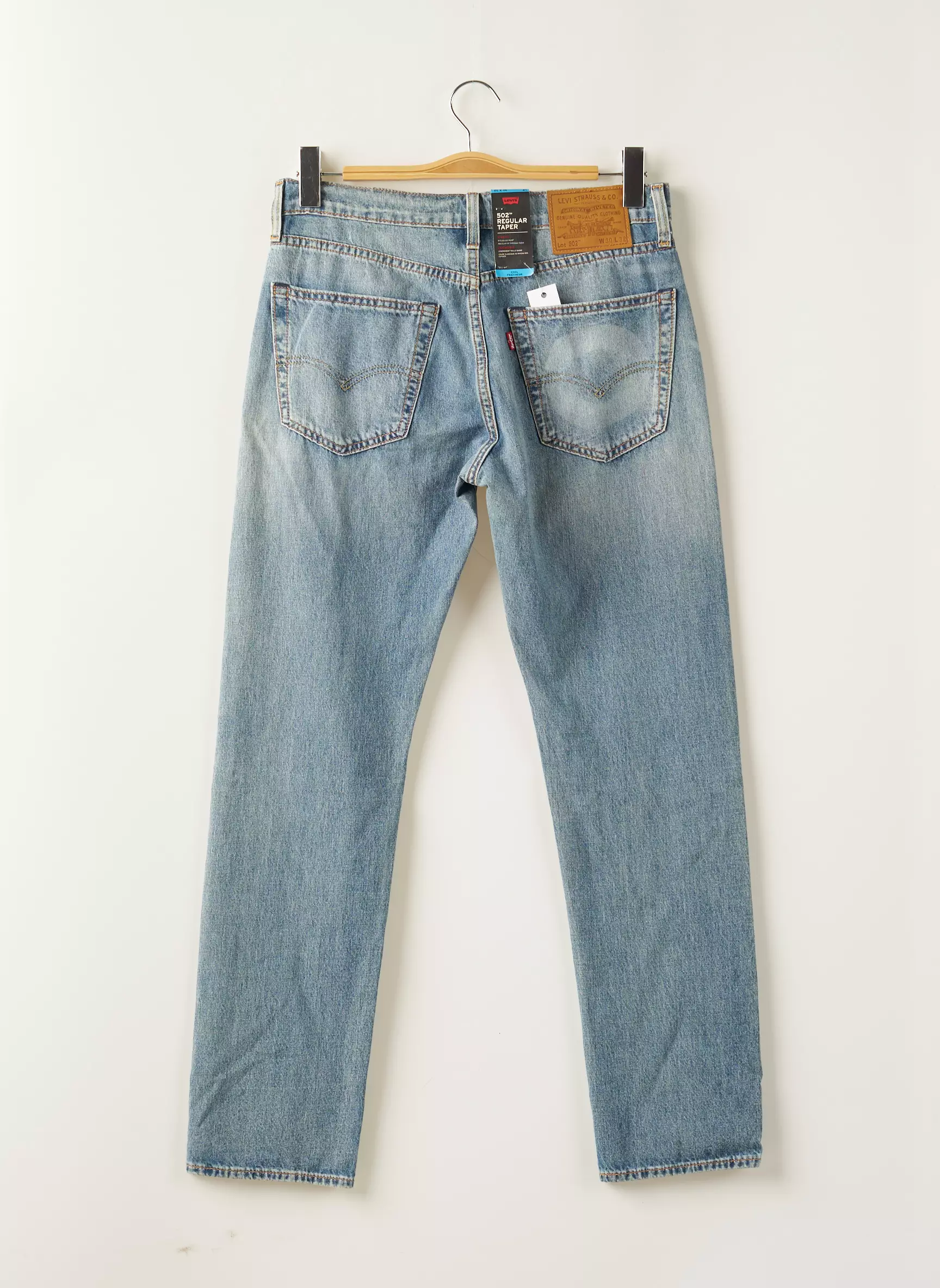 Levis Jeans Coupe Droite Homme couleur bleu