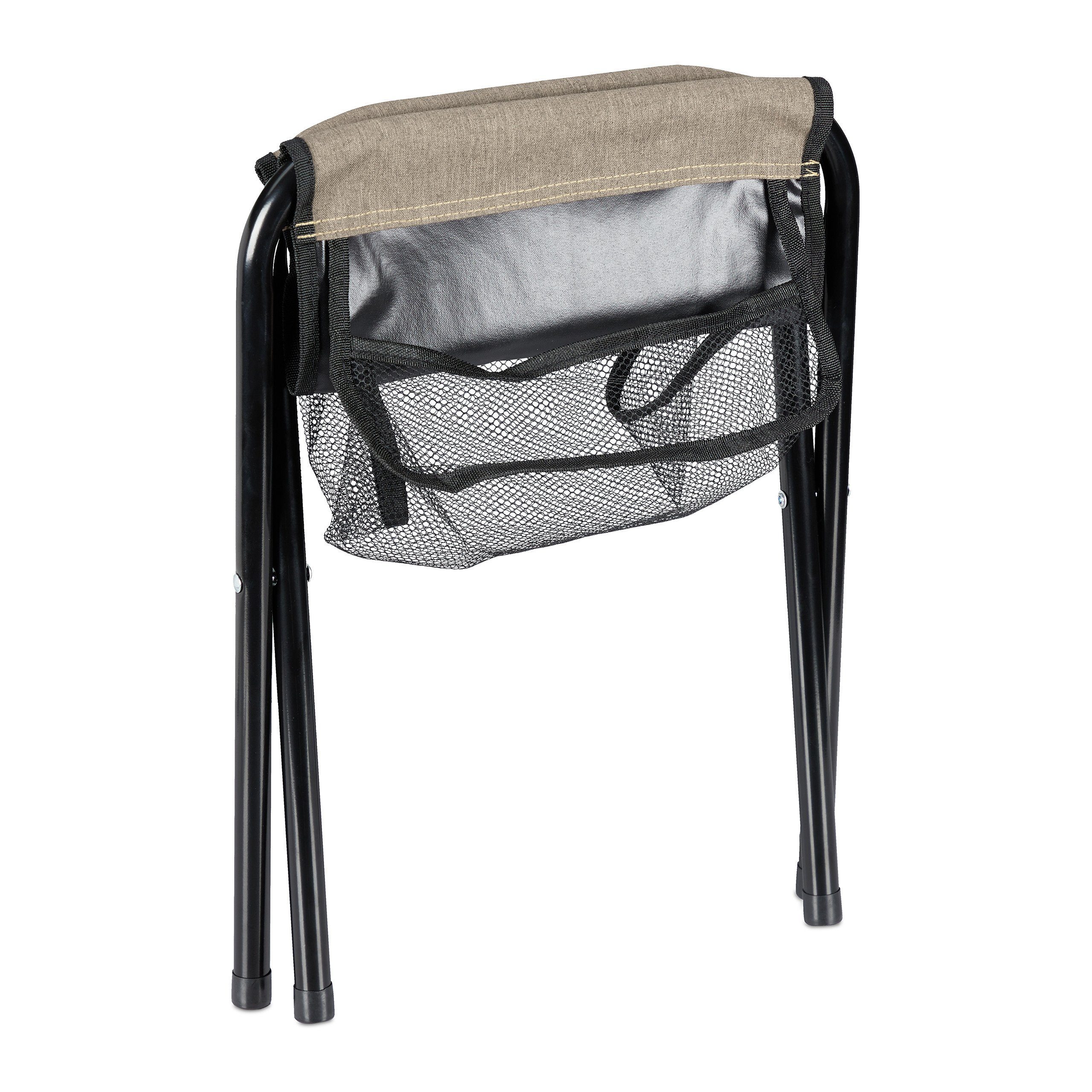 relaxdays Campinghocker Klapphocker bis 120 kg