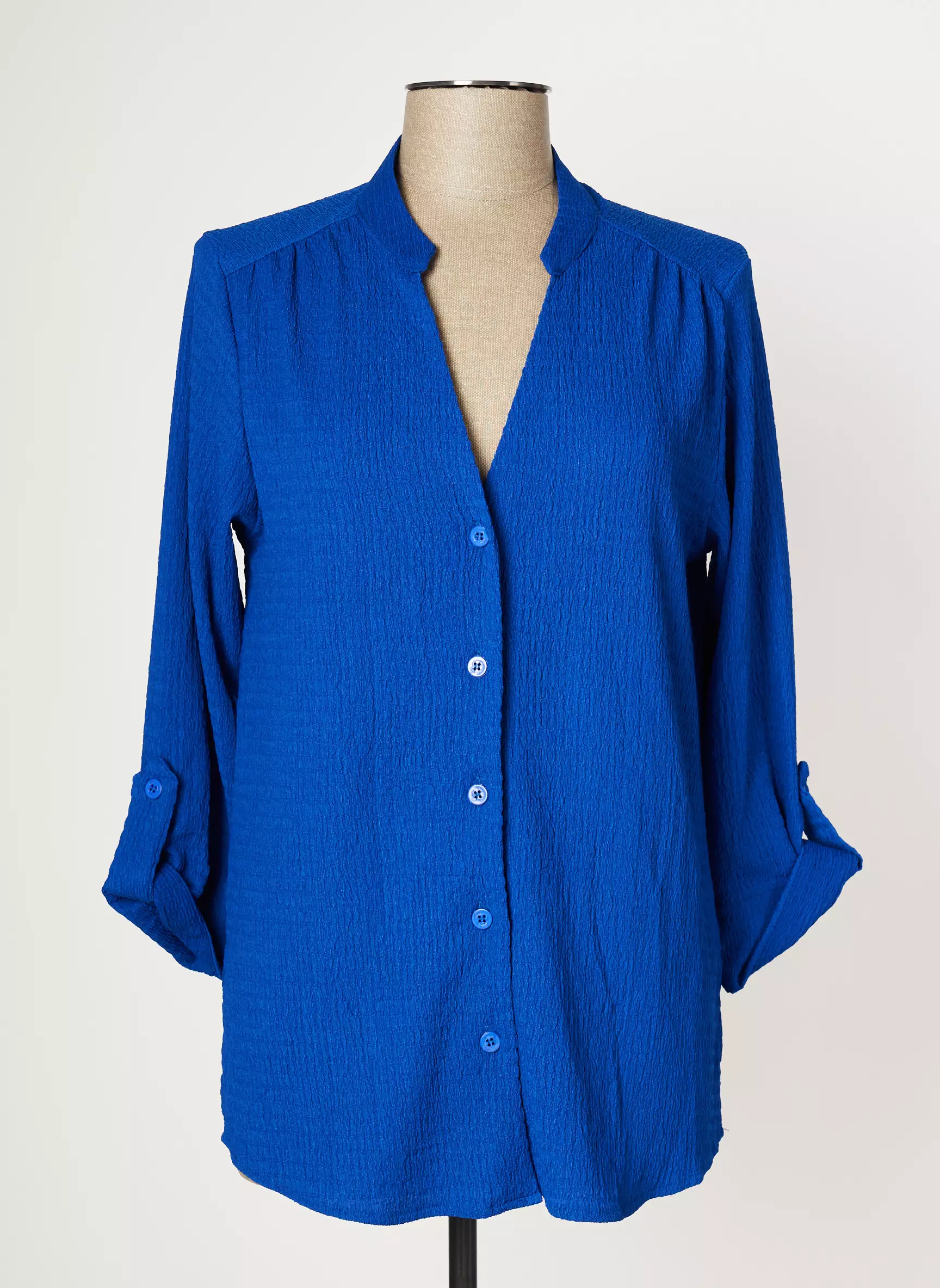 Multiples Chemisiers Femme couleur bleu