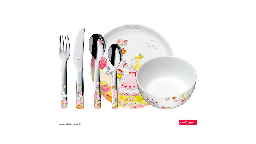 WMF Kindergeschirr Set Prinzessin Anneli 6-tlg.