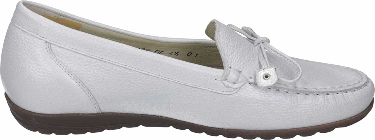 WALDLÄUFER Komfort Slipper weiss D.-Slipper