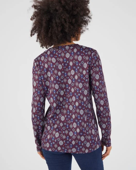 Tee-shirt maille chaude, manches longues