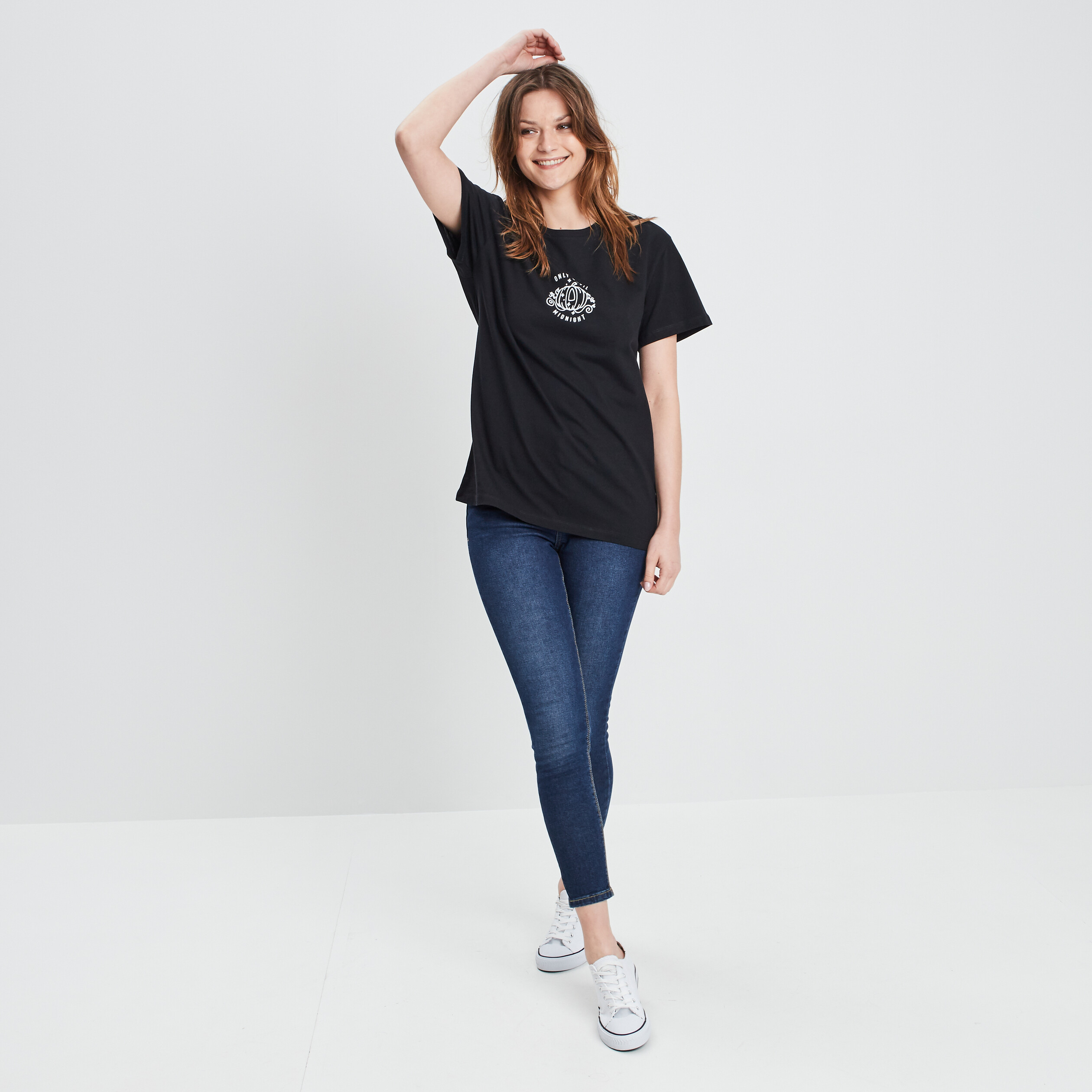 T-shirt Cendrillon noir femme | La Halle