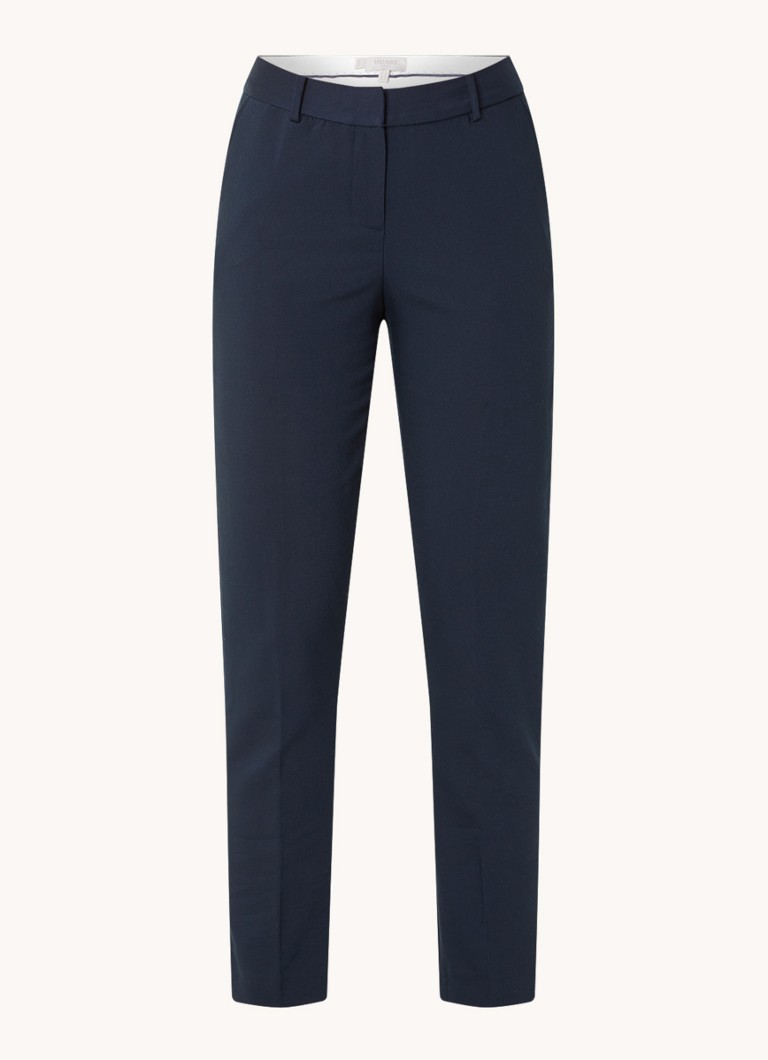 Pantaloni scurți Hobbs Quin cu croială slim, talie înaltă și bandă călcată.