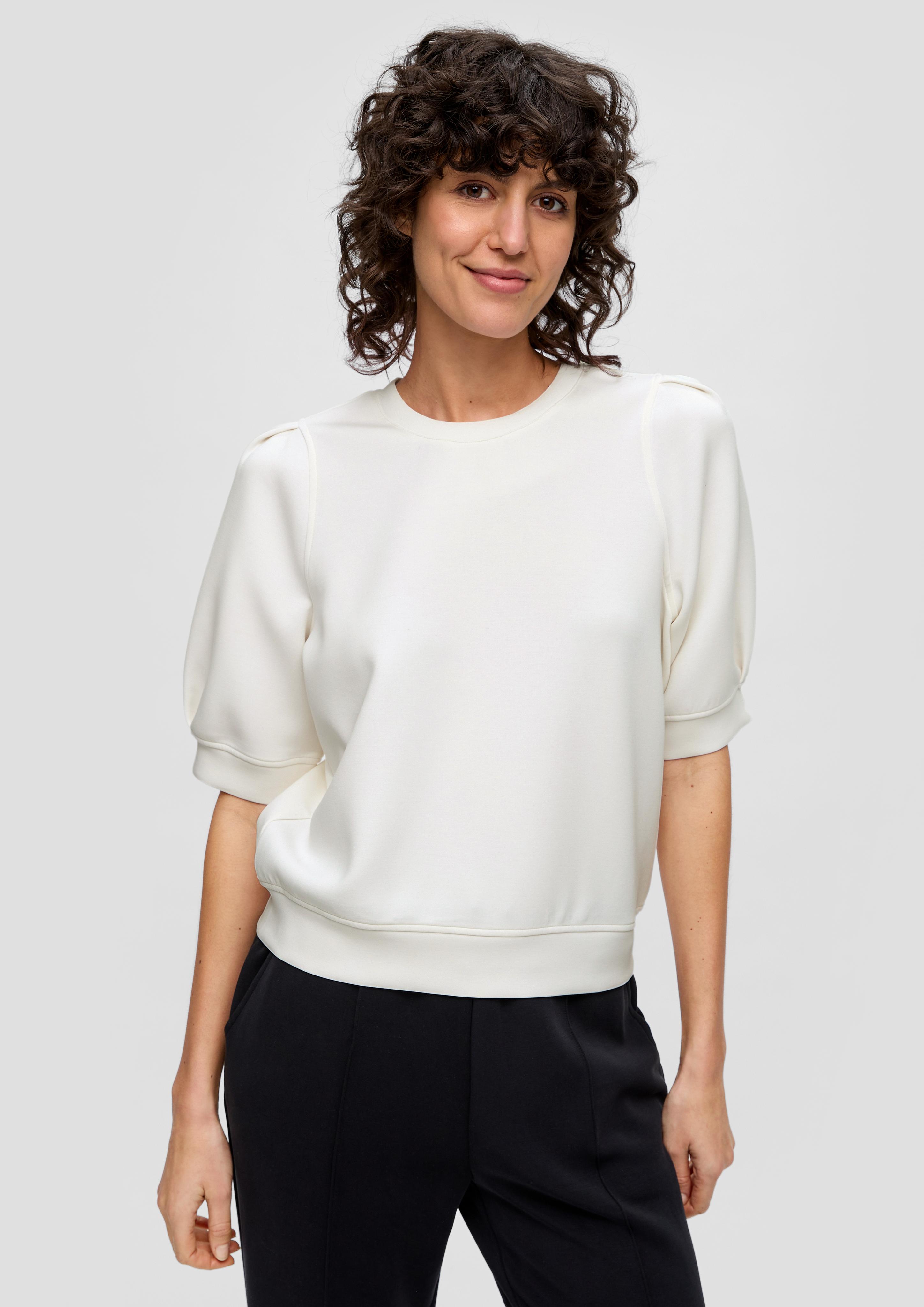 Kurzarm-Shirt aus Scuba  2145629-0210